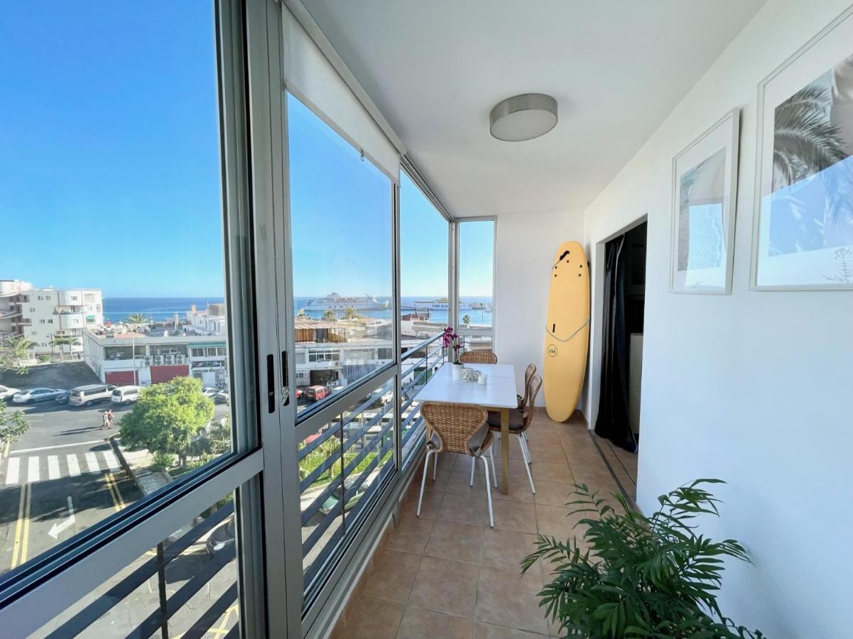 Beachfront Apartment With Ocean Views Los Cristianos  Exterior foto